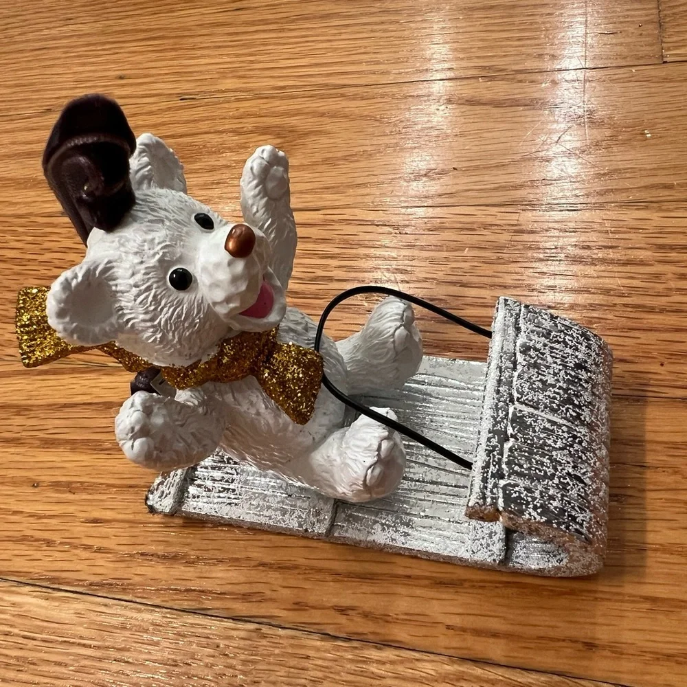 NWT Michael Aram Sledding Teddy Ornament